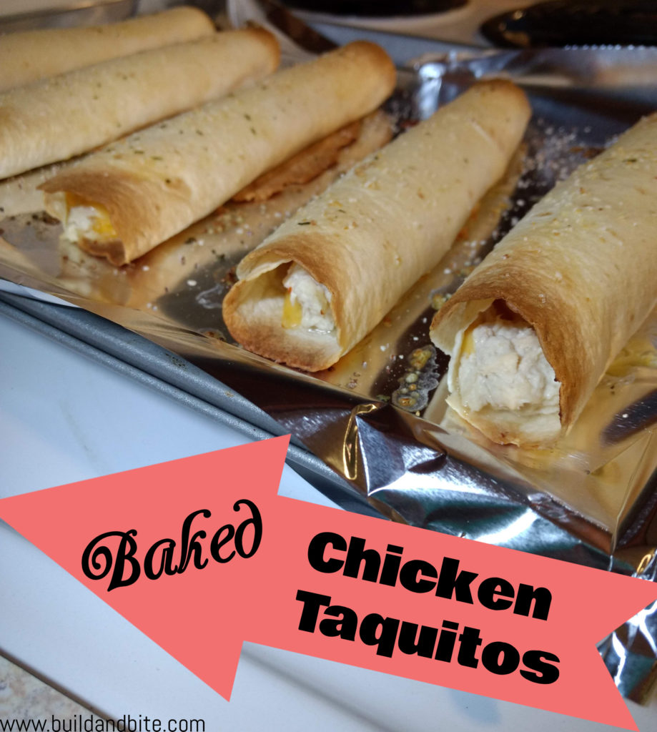 Baked Chicken Taquitos